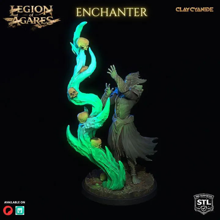Legion of Agares – DnD Miniatures | Clay Cyanide Resin STL | Fantasy Tabletop Creature Figures