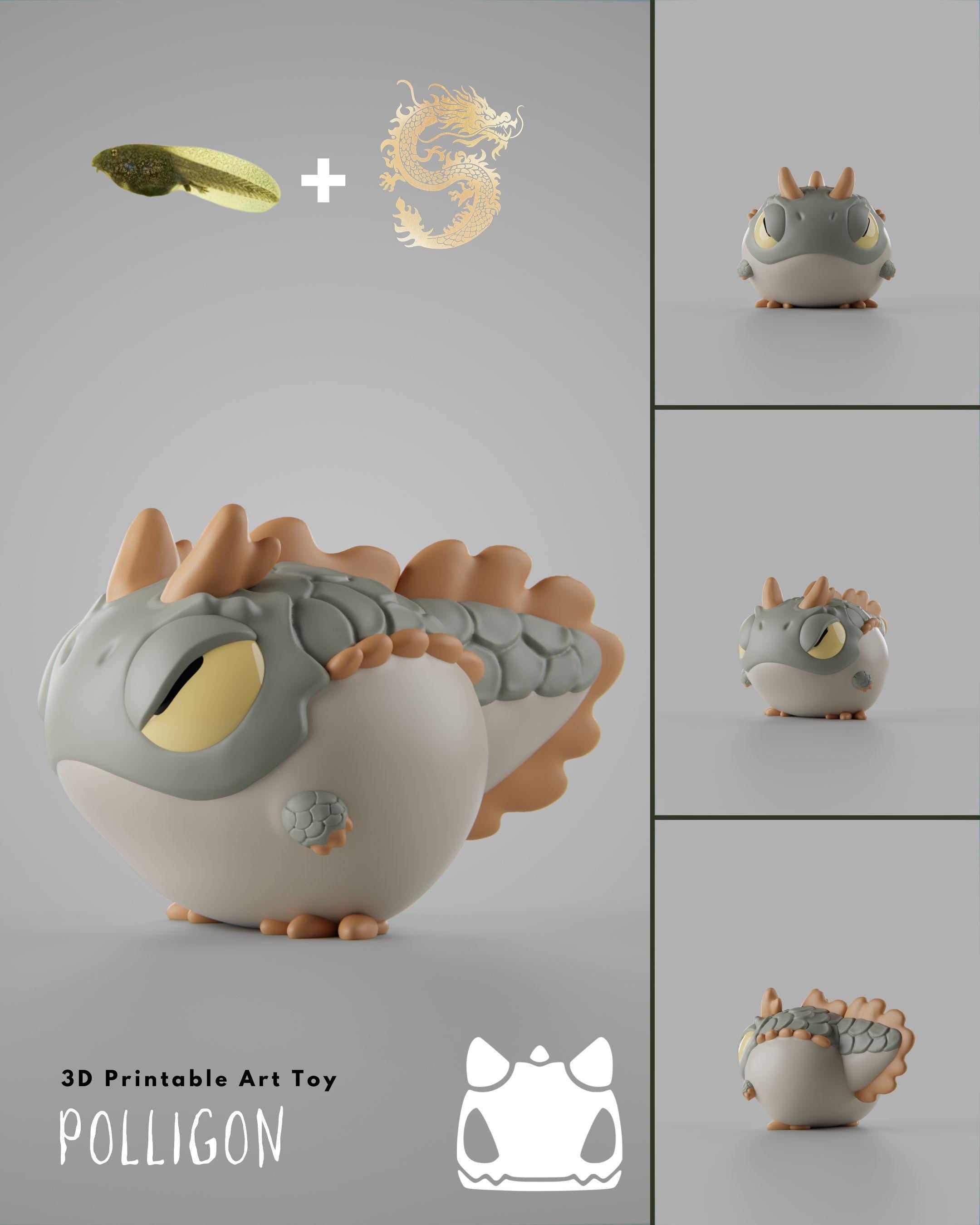 Polliwags – Grumpii Resin Toy Figures | Mythical Creature Collectible Designer Art Toy Set