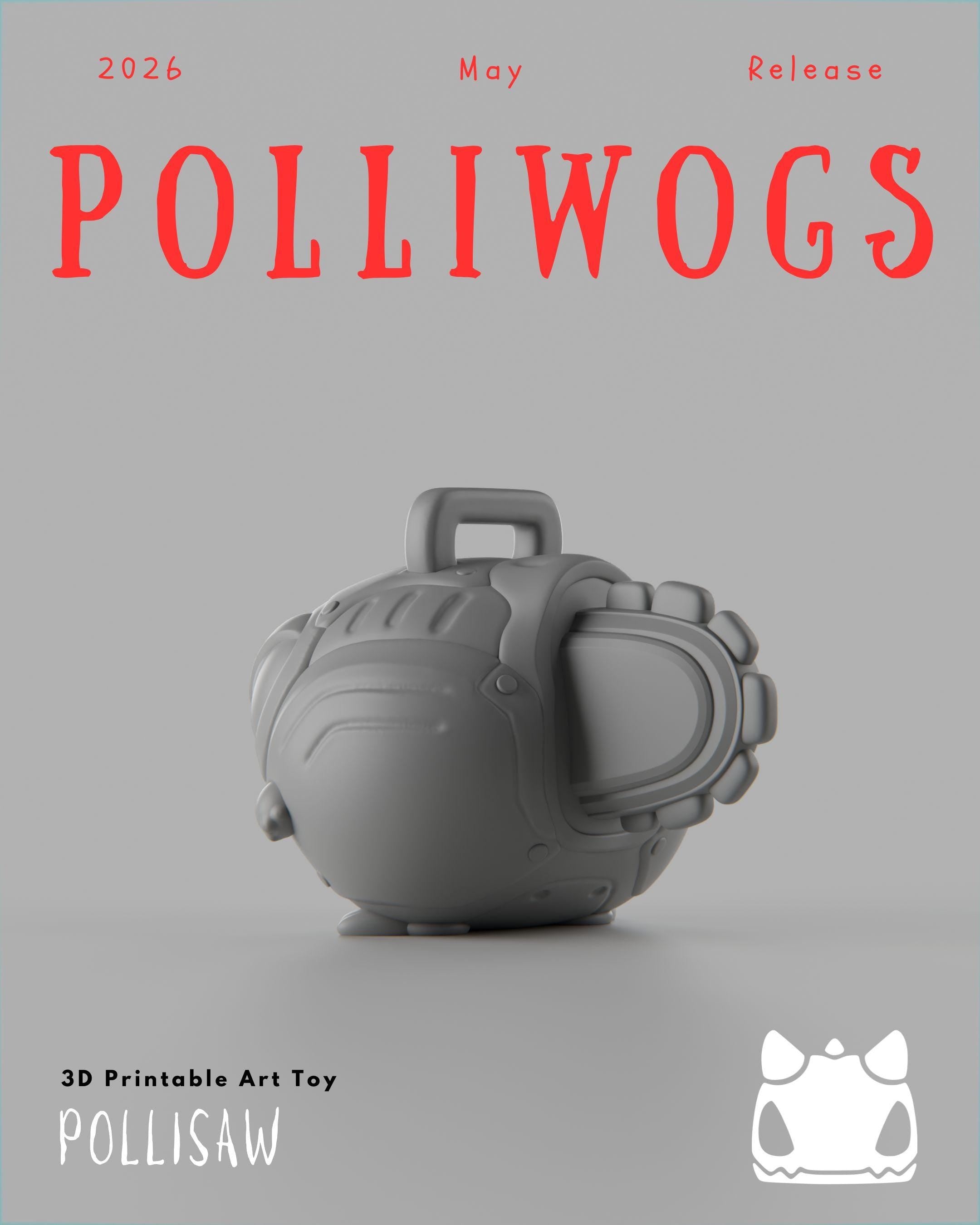 Polliwags – Grumpii Resin Toy Figures | Mythical Creature Collectible Designer Art Toy Set