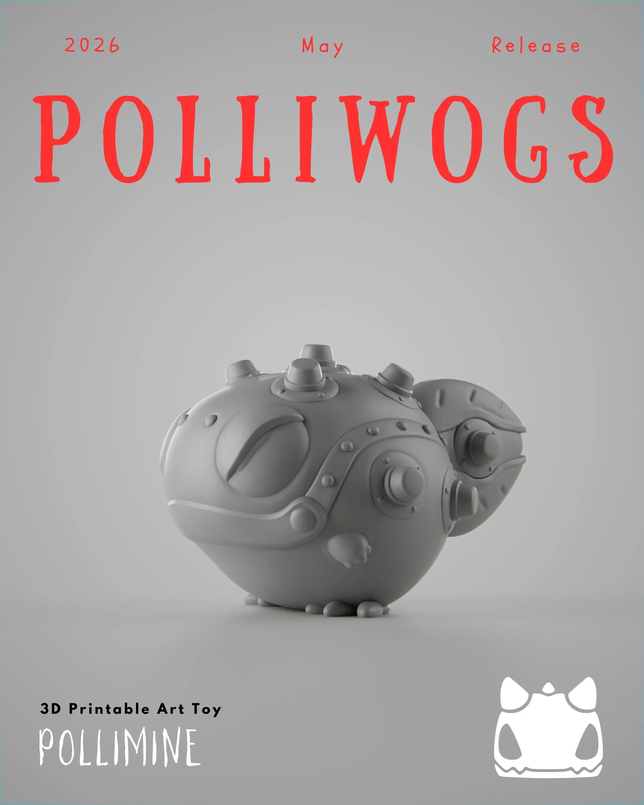 Polliwags – Grumpii Resin Toy Figures | Mythical Creature Collectible Designer Art Toy Set