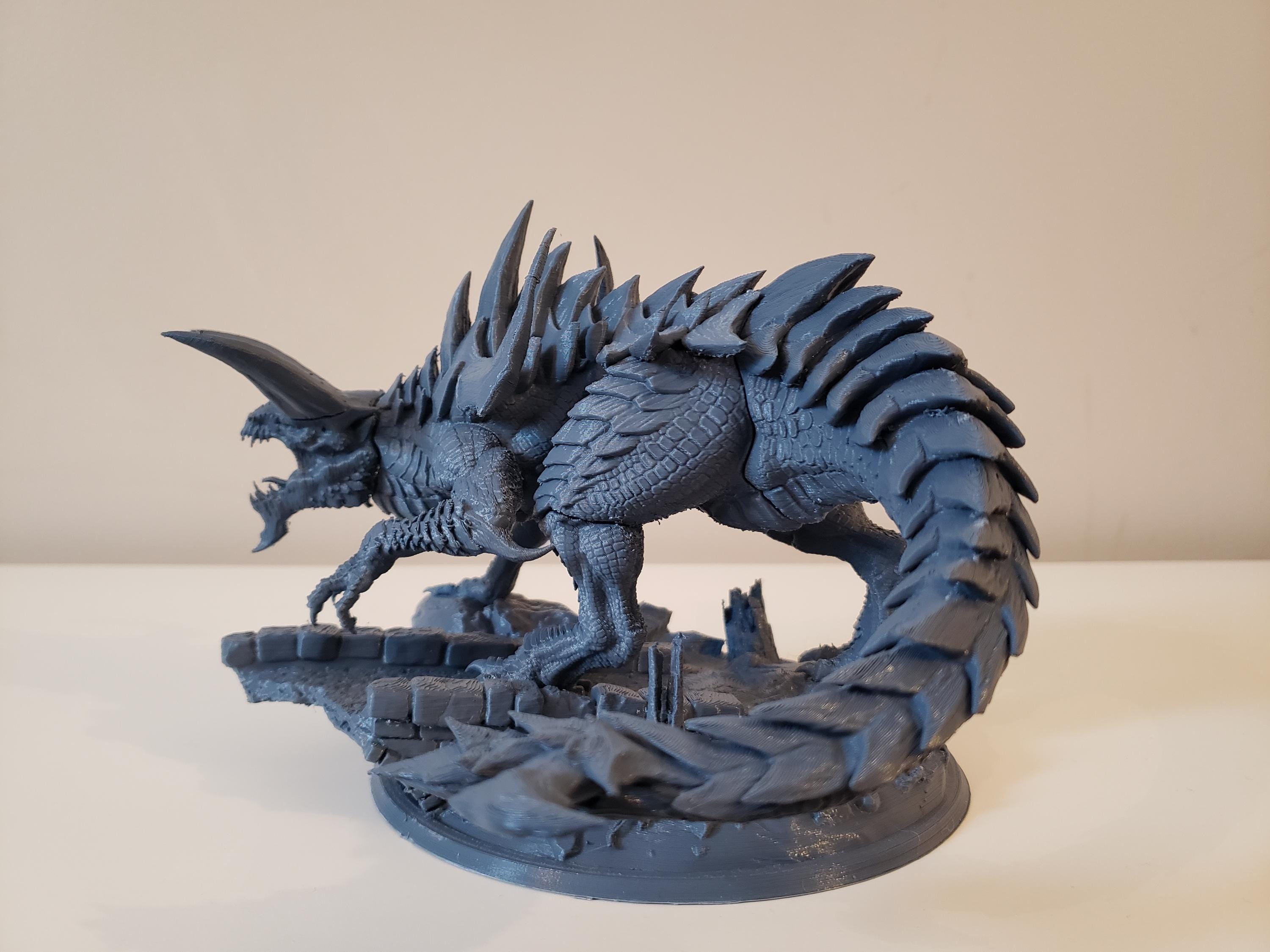 Tarrasque – Dungeons & Dragons Monster Miniature | Resin TTRPG STL | Rescale Colossal Boss Figure