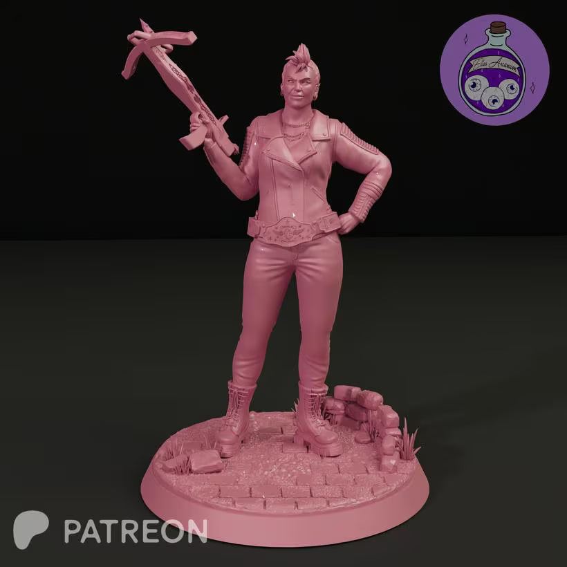 Dungeon Crawler Carl Princess Posse Diorama TTRPG Display Set