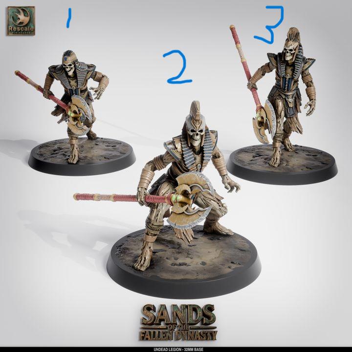 Sands of the Fallen Dynasty – DnD Miniatures | Rescale Resin STL | Ancient Desert Fantasy Tabletop Figure Set