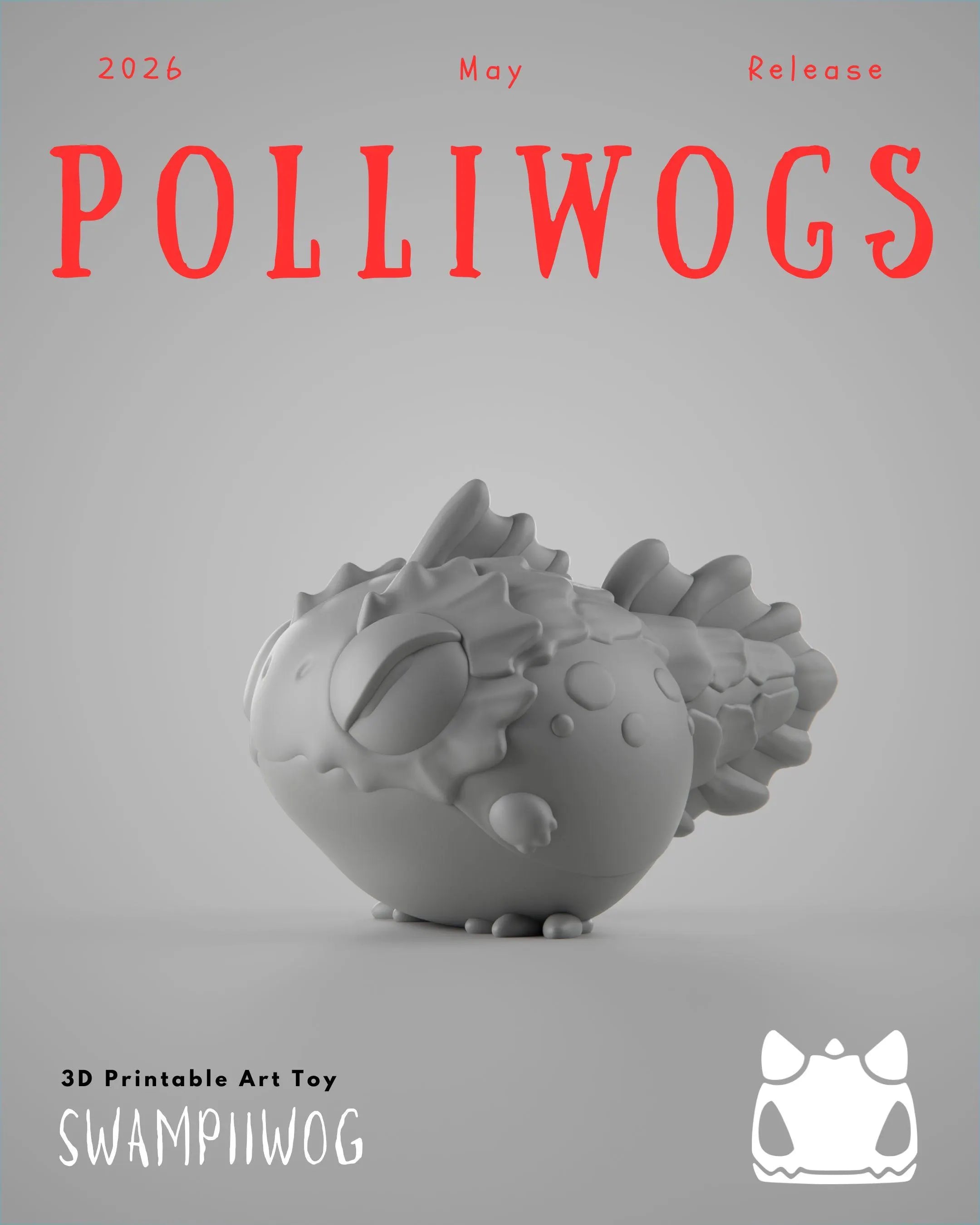 Polliwags – Grumpii Resin Toy Figures | Mythical Creature Collectible Designer Art Toy Set
