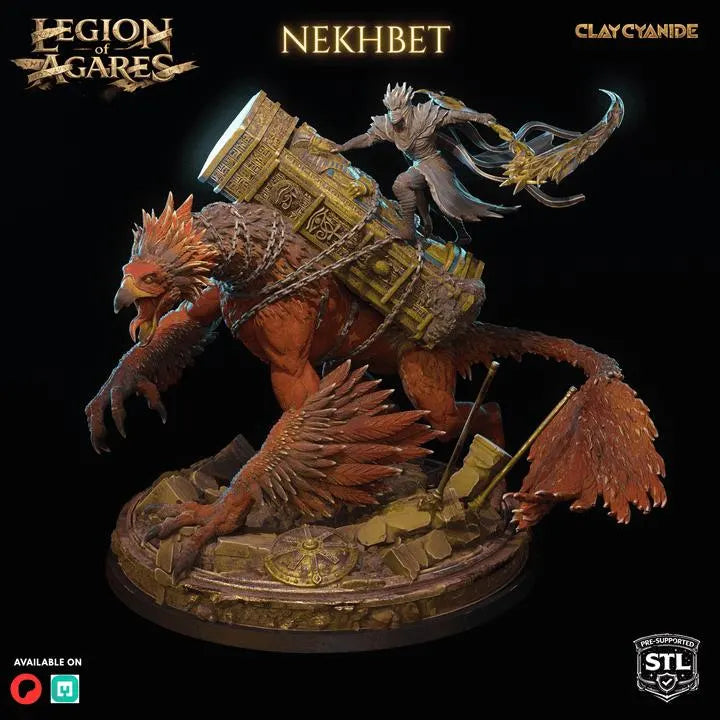 Legion of Agares – DnD Miniatures | Clay Cyanide Resin STL | Fantasy Tabletop Creature Figures
