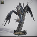 Carrion King Miniature – 100mm Boss Monster, Cathedral of Broken Crowns DnD TTRPG Resin STL