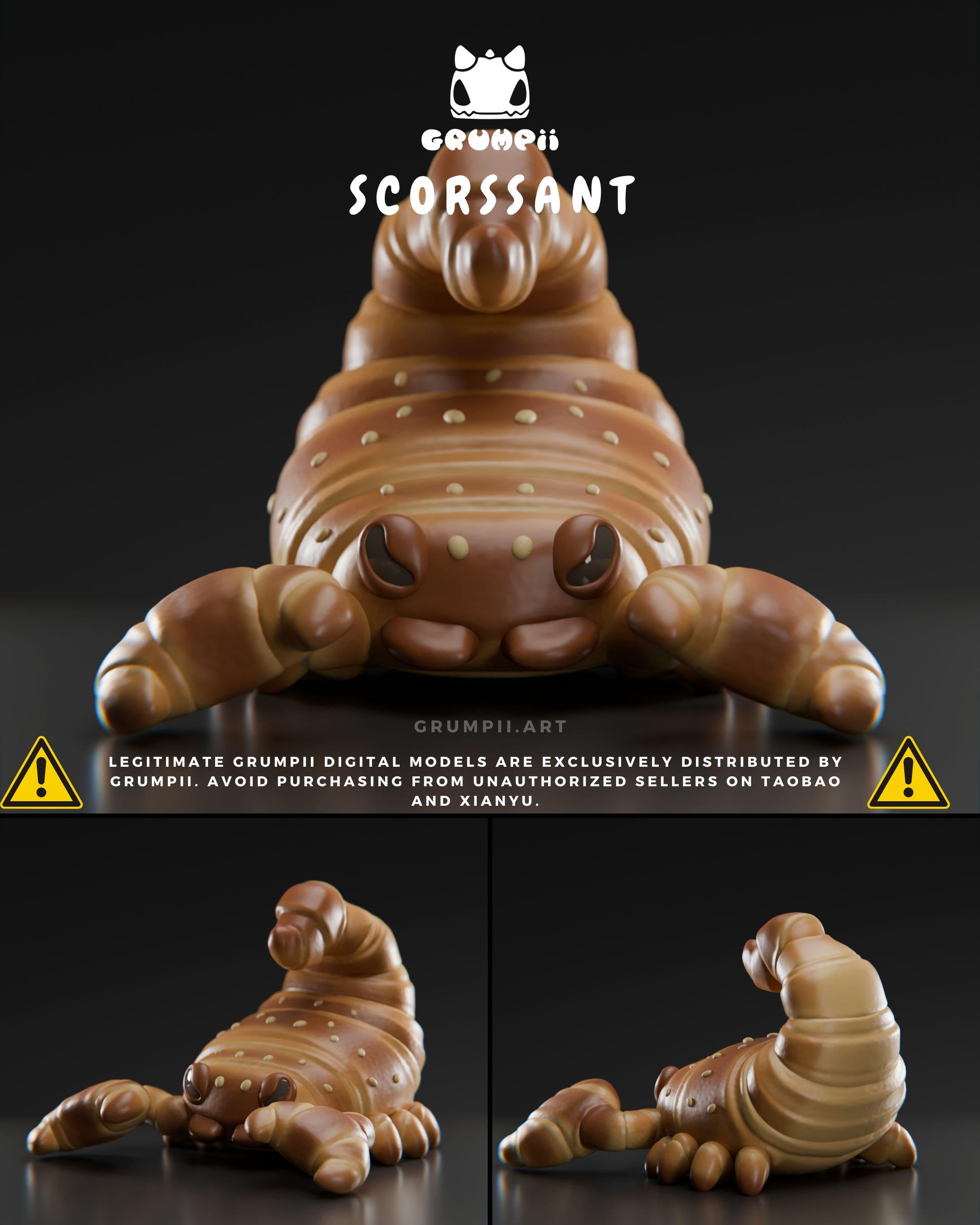 Grumpii Bugkery Collectible Toy Figurine – 3D Printable Fantasy Creature Models