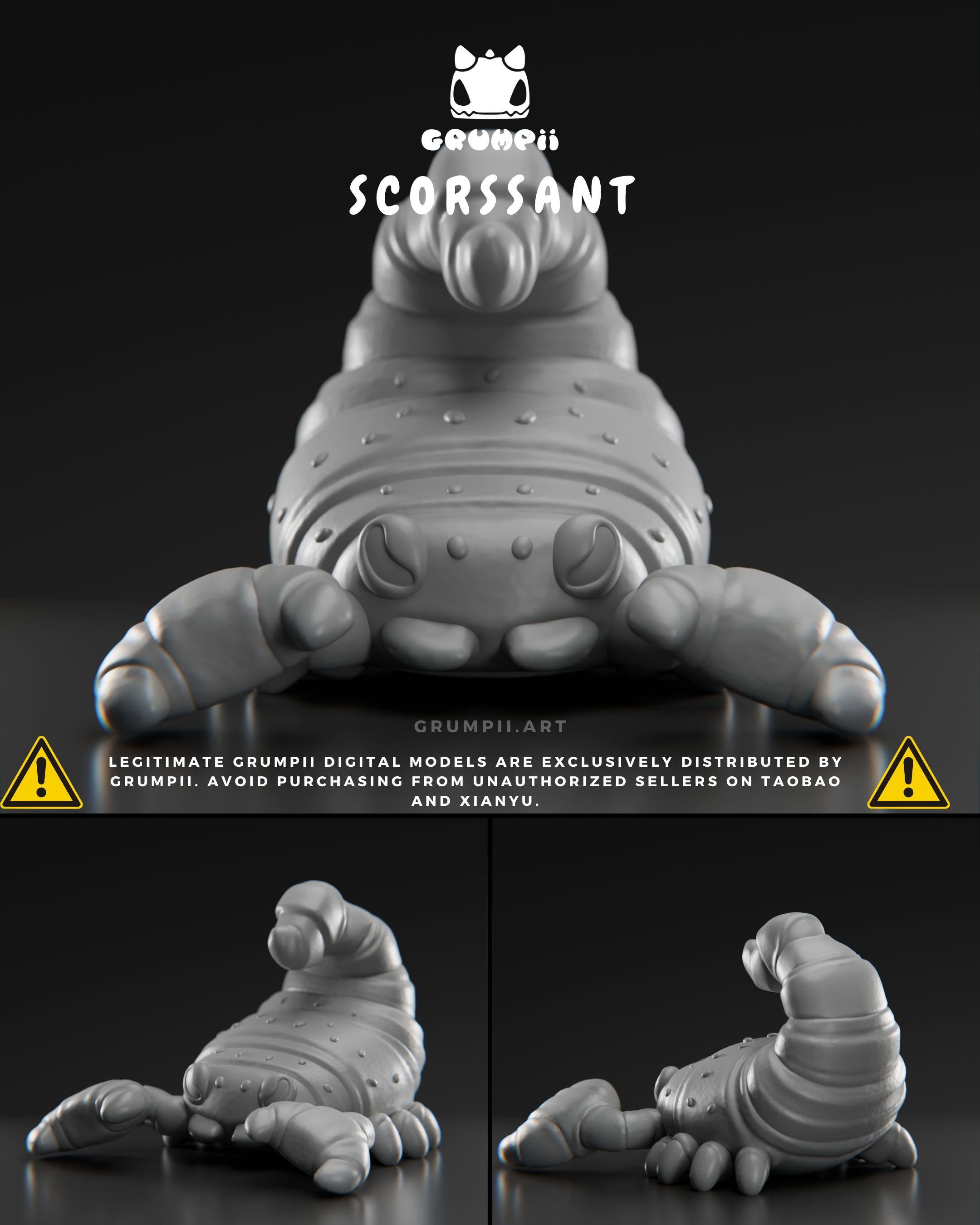 Grumpii Bugkery Collectible Toy Figurine – 3D Printable Fantasy Creature Models