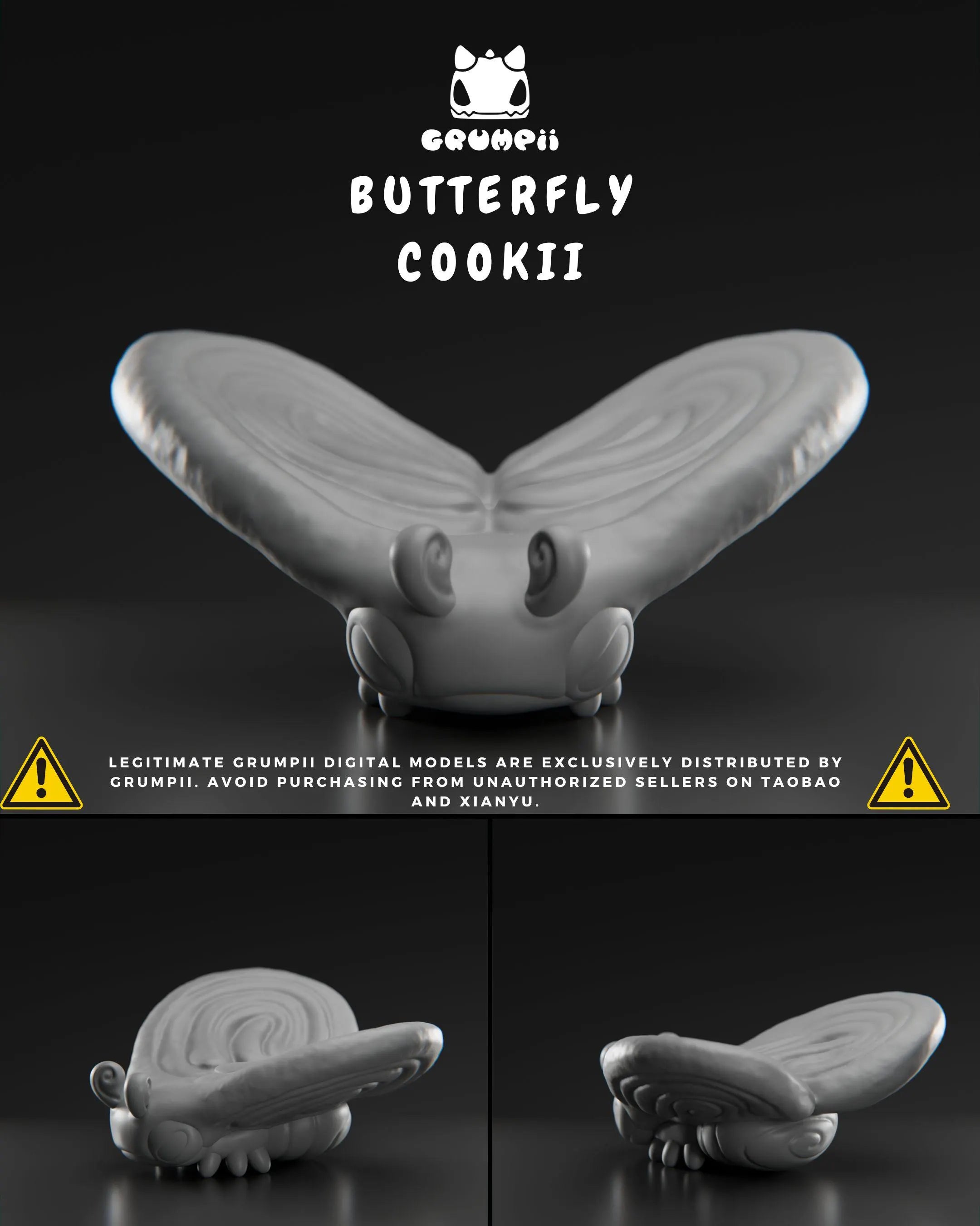Grumpii Bugkery Collectible Toy Figurine – 3D Printable Fantasy Creature Models