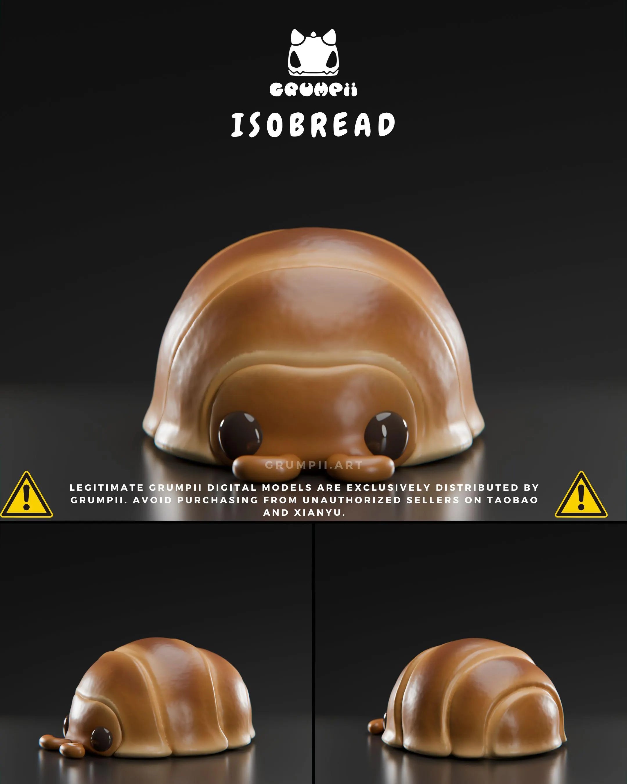 Grumpii Bugkery Collectible Toy Figurine – 3D Printable Fantasy Creature Models