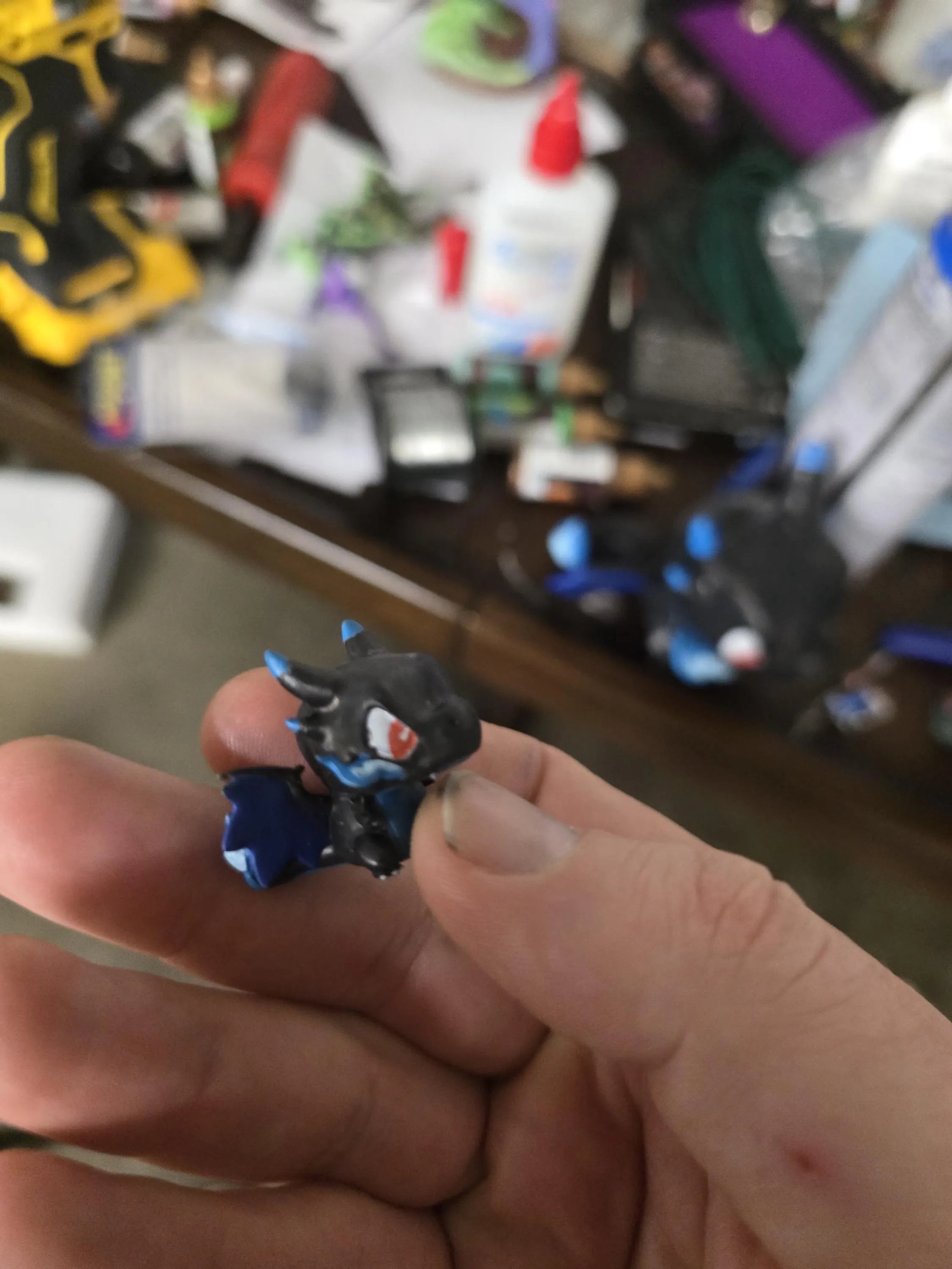 Mega Charizard Chibi Figurine | Unpainted Resin 3D Print Toy