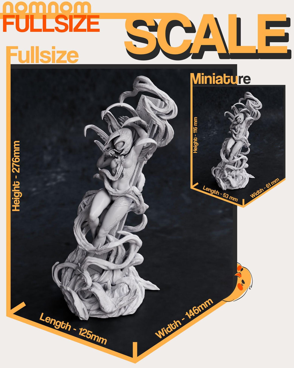 Gwenom Symbiote Anti-Heroine Statue | Unpainted Resin Figure Garage Kit (1/10 Scale)