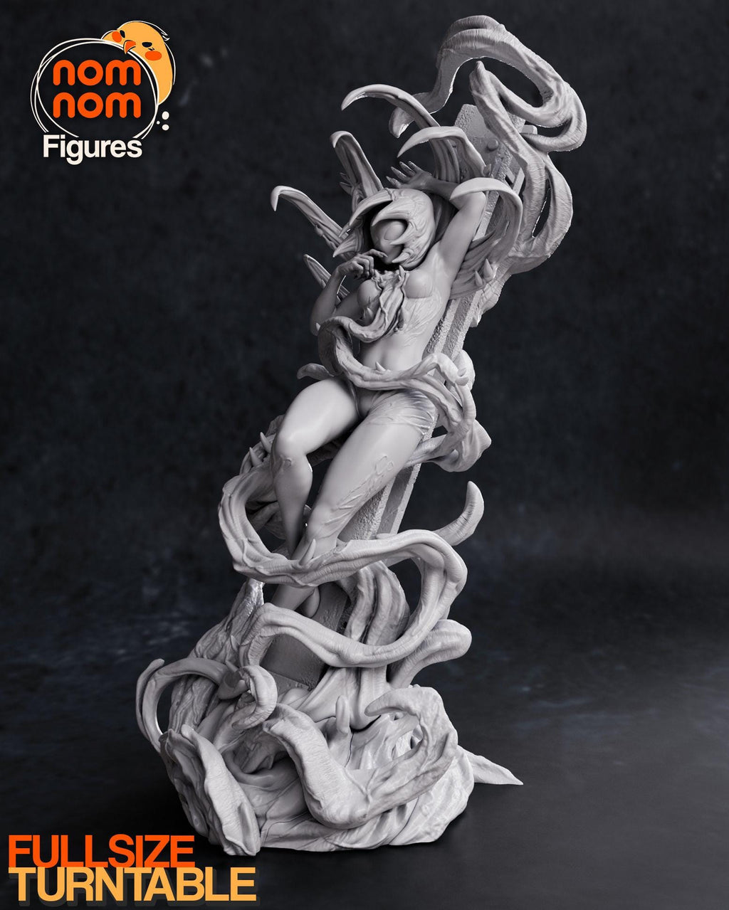 Gwenom Symbiote Anti-Heroine Statue | Unpainted Resin Figure Garage Kit (1/10 Scale)