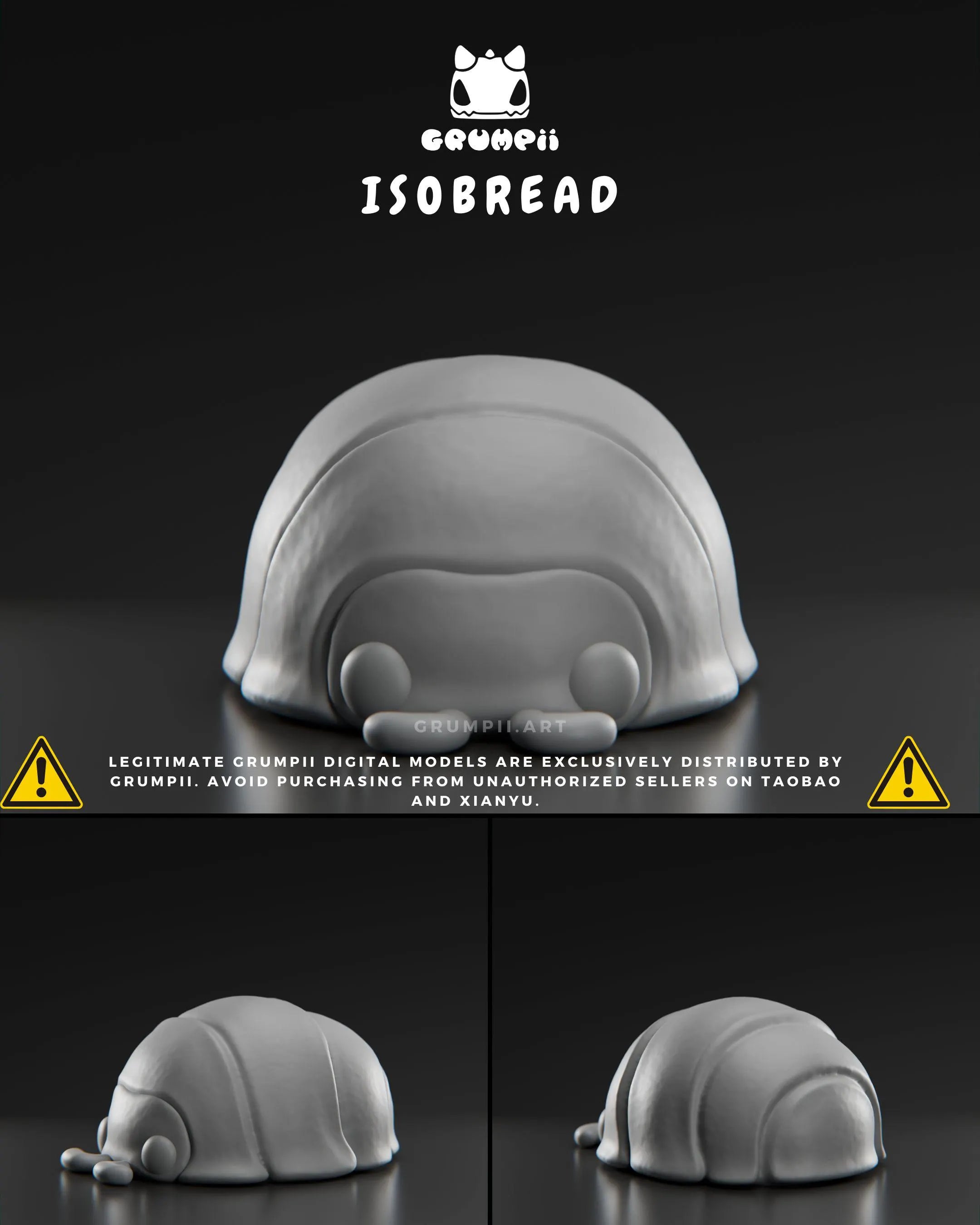 Grumpii Bugkery Collectible Toy Figurine – 3D Printable Fantasy Creature Models
