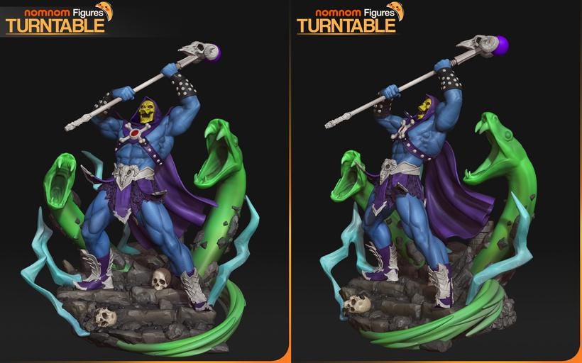 Skeletor Evil Sorcerer Statue | 1:10 Scale Resin Figure