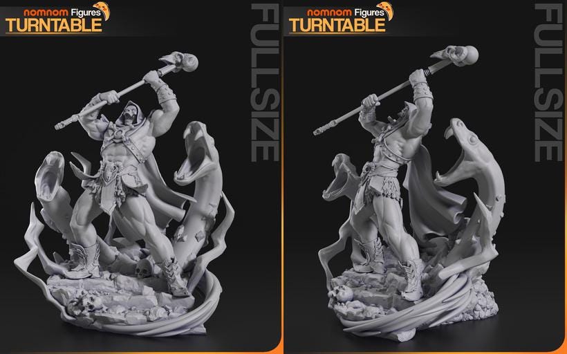 Skeletor Evil Sorcerer Statue | 1:10 Scale Resin Figure