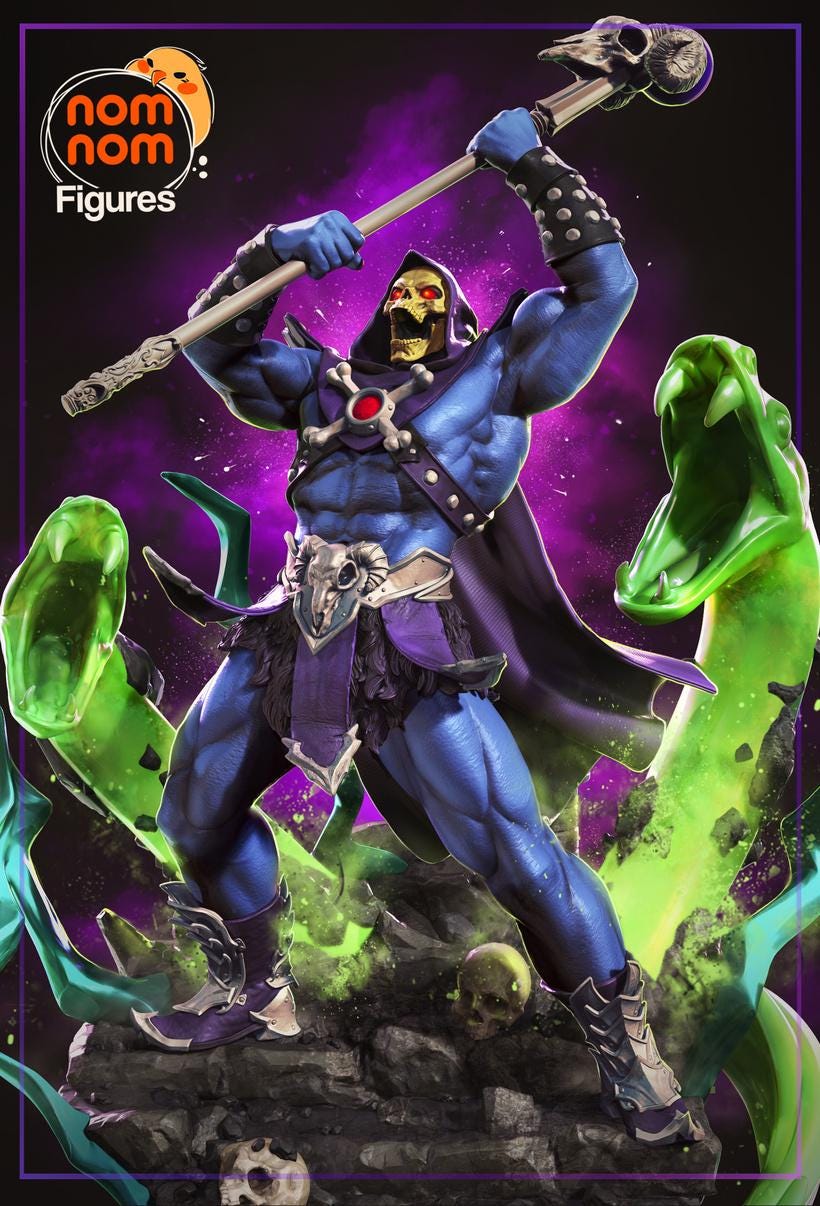 Skeletor Evil Sorcerer Statue | 1:10 Scale Resin Figure