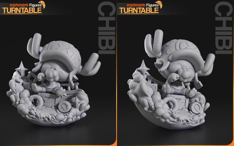 Tonny Tony Chopper Reindeer Pirate Doctor Chibi Statue | Anime Resin Figure Kit