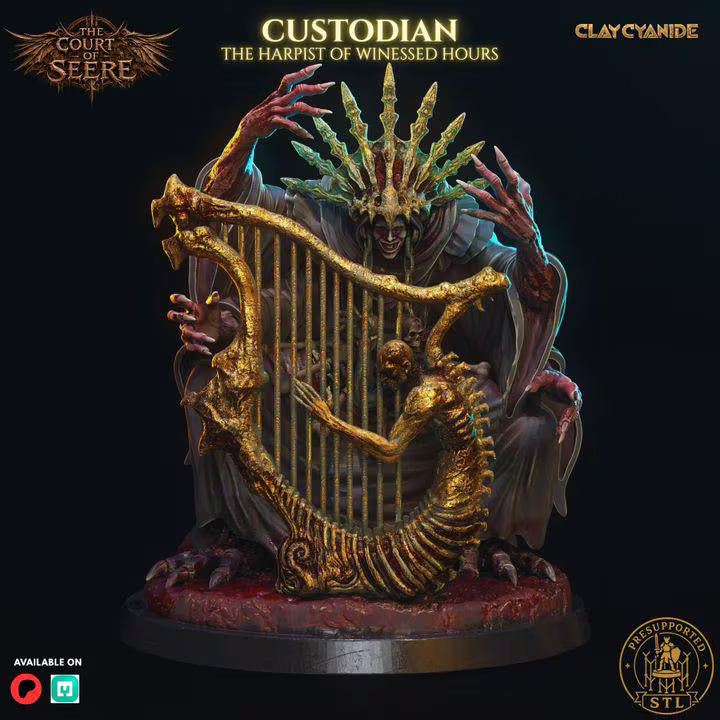 The Court of Seere- Tabletop rpg miniatures- Boss encounter set