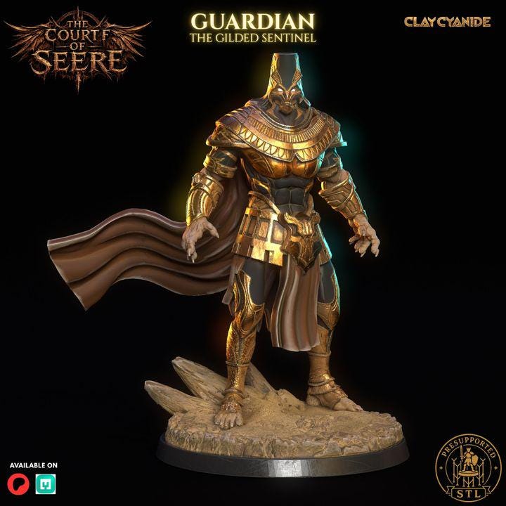 The Court of Seere- Tabletop rpg miniatures- Boss encounter set