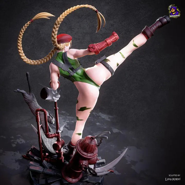 Killer Bee Cammy 251mm Statue Kit by Bulkamancer |Resin Model Kit Unpainted | Anime Figure Garage Kit 1/8 Scale Mini