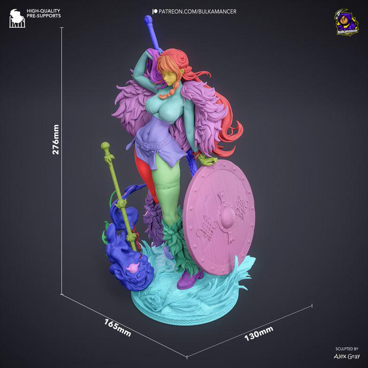Elbaf Nami Statue Kit | One Piece Viking Nami Resin Model Unpainted (276mm)