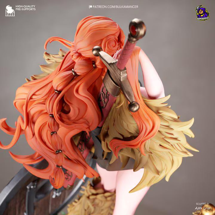 Elbaf Nami Statue Kit | One Piece Viking Nami Resin Model Unpainted (276mm)