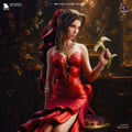 Aerith Gainsborough Statue Kit | Final Fantasy Flower Peddler Resin Model (177mm)