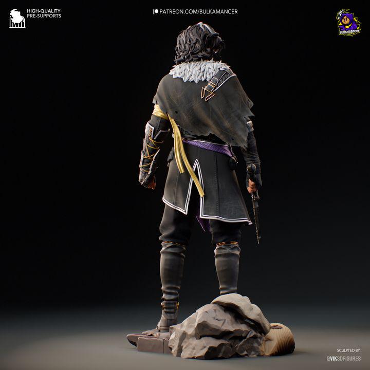 Verso Statue Kit | Clair Obscur Expedition 33 Resin Model | Dark Fantasy Gaming Decor