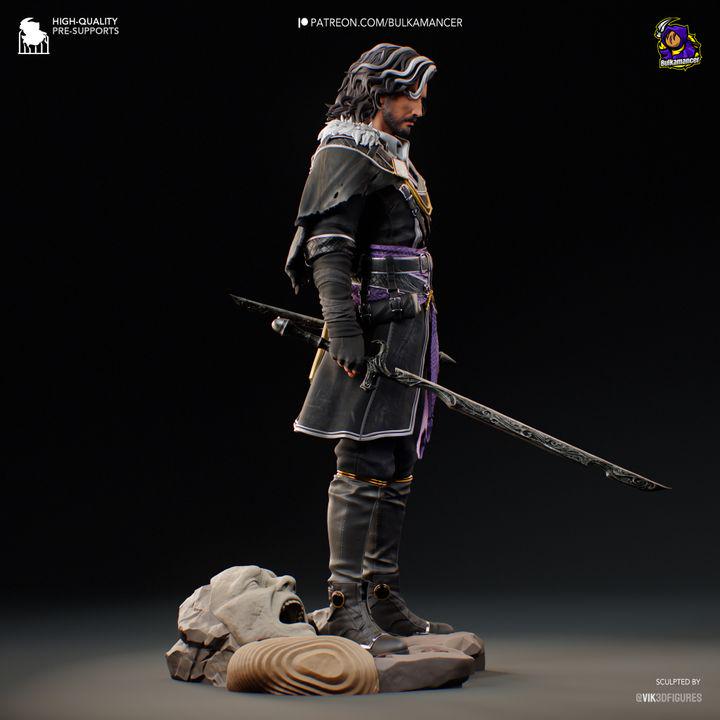 Verso Statue Kit | Clair Obscur Expedition 33 Resin Model | Dark Fantasy Gaming Decor