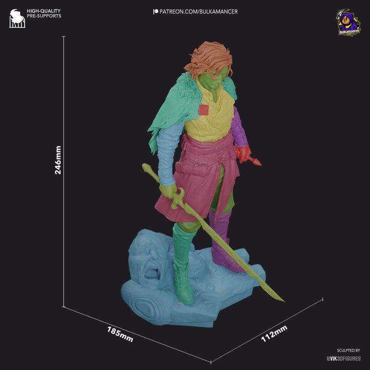 Verso Statue Kit | Clair Obscur Expedition 33 Resin Model | Dark Fantasy Gaming Decor