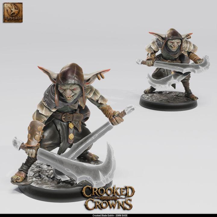 Goblin Skirmishers Warband – 25mm Base Horde | Crooked Crowns