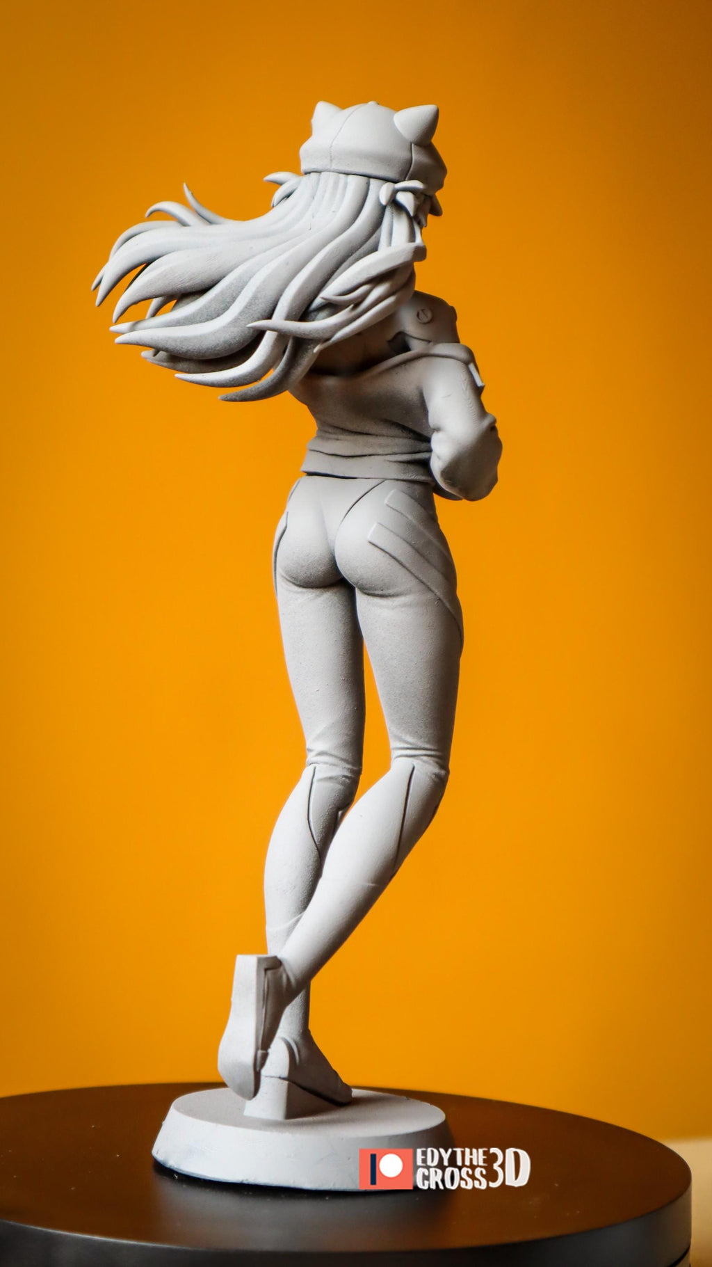 Asuka Langley Soryu Eva Red Plugsuit Pilot Statue Kit – 1:10 Scale Display Figure | Nomnom Figures