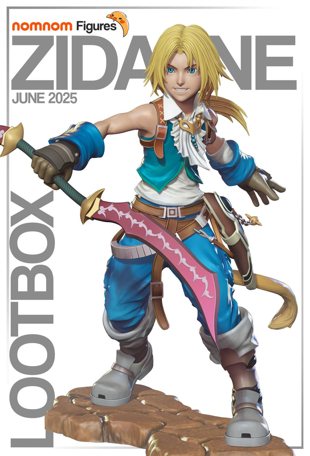 Zidane Thief Dagger Hero Statue – 1:10 Scale Display Figure | Nomnom