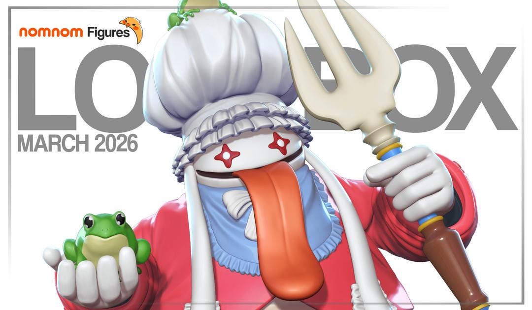 Quina Gourmand Blue Magic Statue – 1:10 Scale Display Figure & Mini | Nomnom