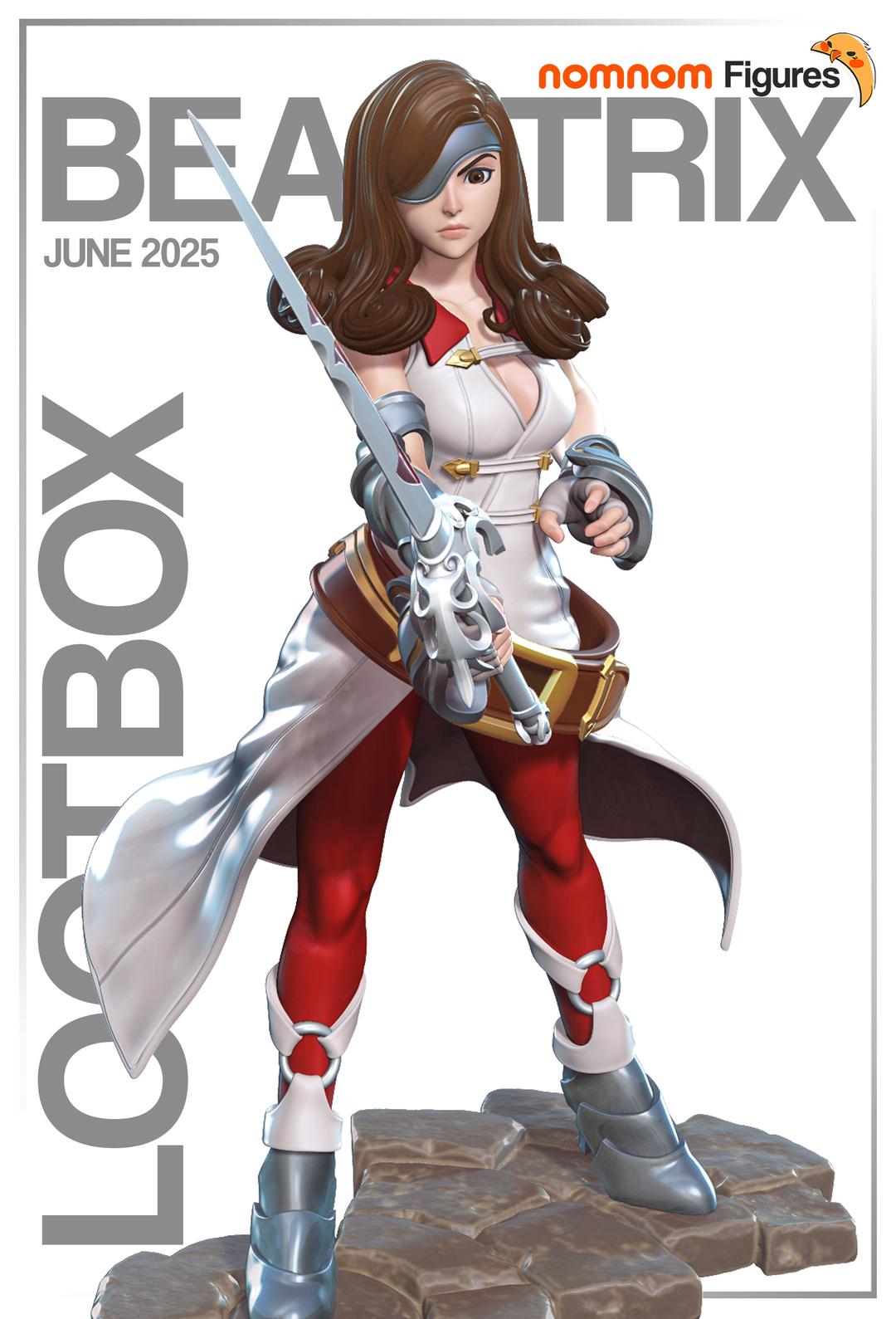 Beatrix Paladin Holy Sword Statue – 1:10 Scale Display Figure & Mini | Nomnom
