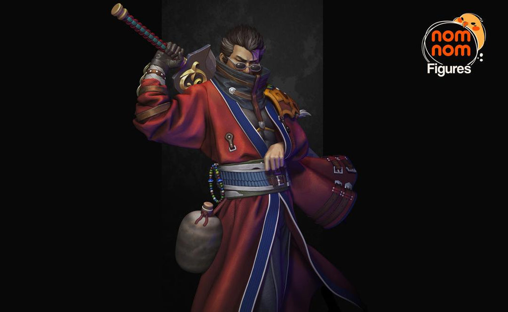 Legendary Guardian Auron (Final Fantasy X) – 3D Resin Model Kits, Bust & Custom Painted Masterpiece