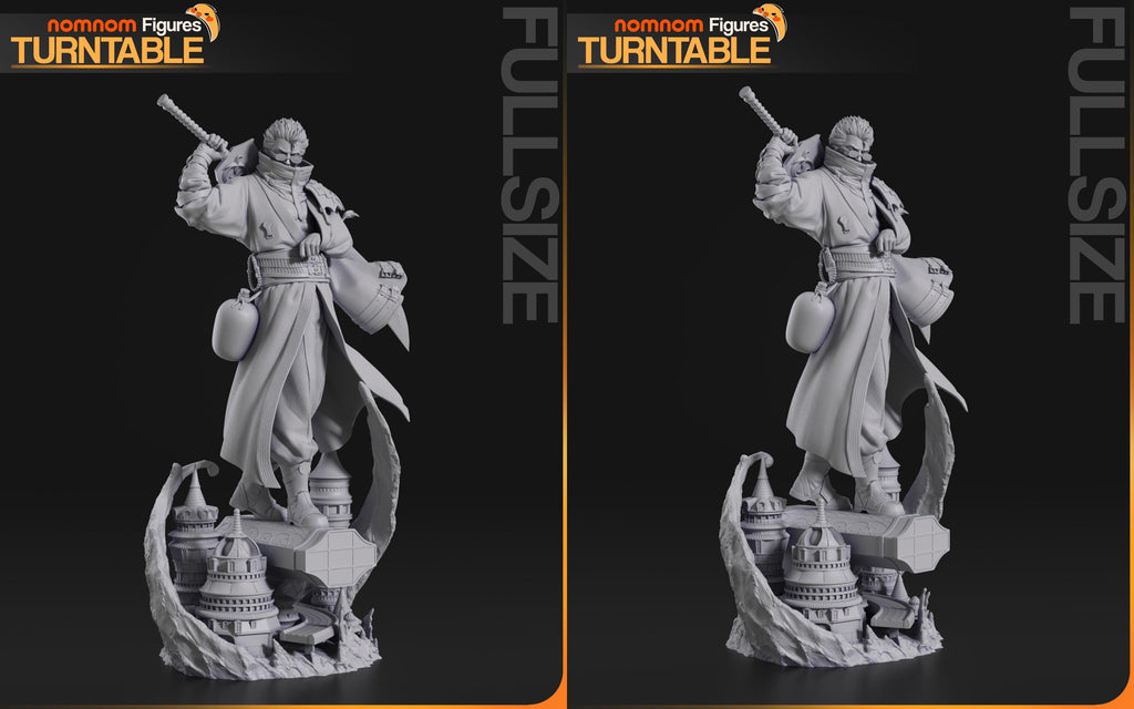 Legendary Guardian Auron (Final Fantasy X) – 3D Resin Model Kits, Bust & Custom Painted Masterpiece