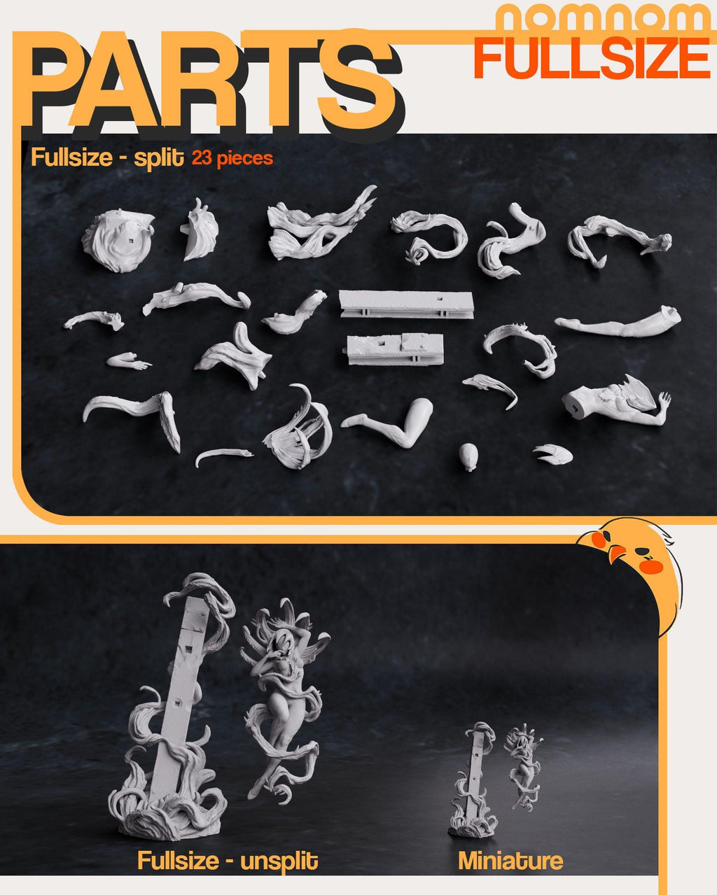 Gwenom Symbiote Anti-Heroine Statue | Unpainted Resin Figure Garage Kit (1/10 Scale)