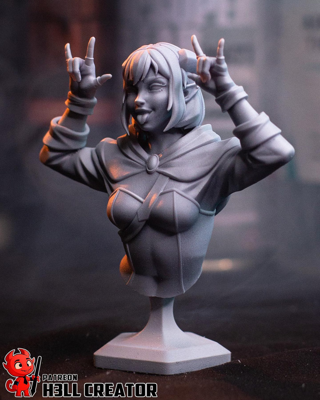 Jester Lavorre Mighty Nein Statue | 1:10 Critical Role Fan Art Diorama, 16K Resin