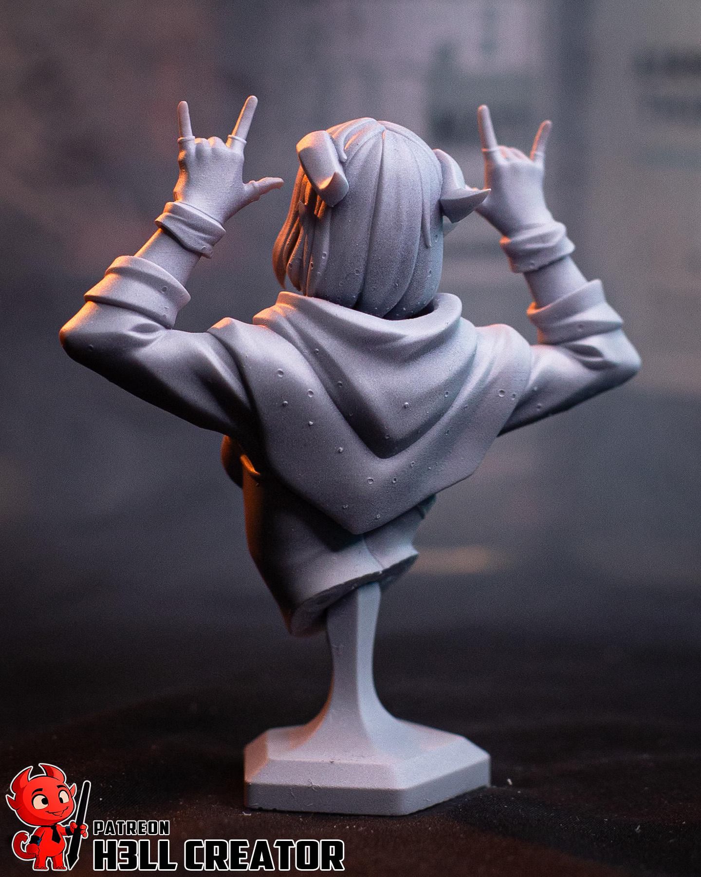 Jester Lavorre Mighty Nein Statue | 1:10 Critical Role Fan Art Diorama, 16K Resin