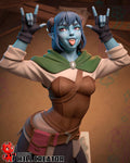 Jester Lavorre Mighty Nein Statue | 1:10 Critical Role Fan Art Diorama, 16K Resin