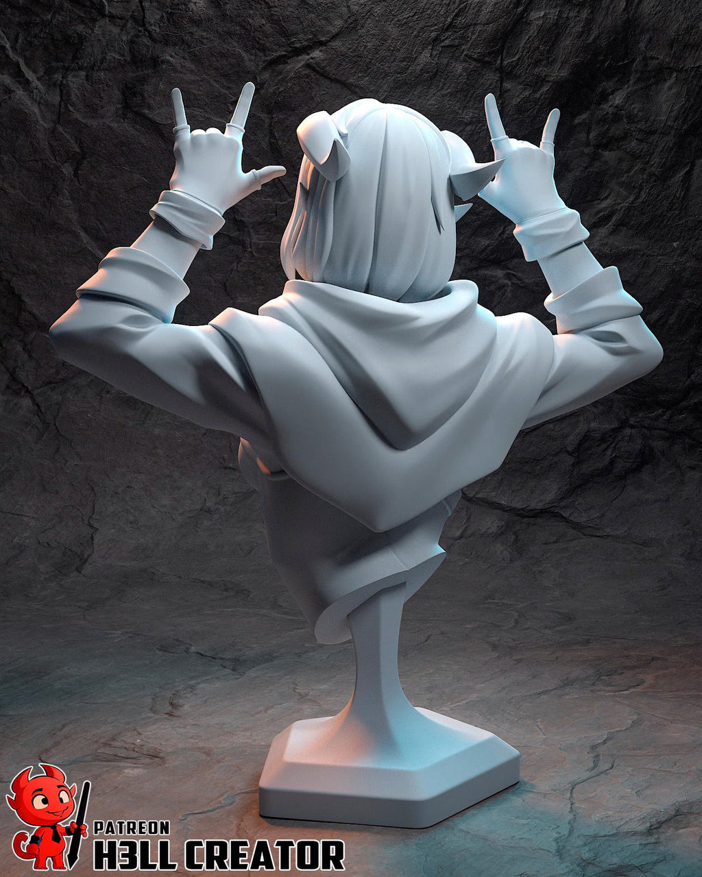 Jester Lavorre Mighty Nein Statue | 1:10 Critical Role Fan Art Diorama, 16K Resin