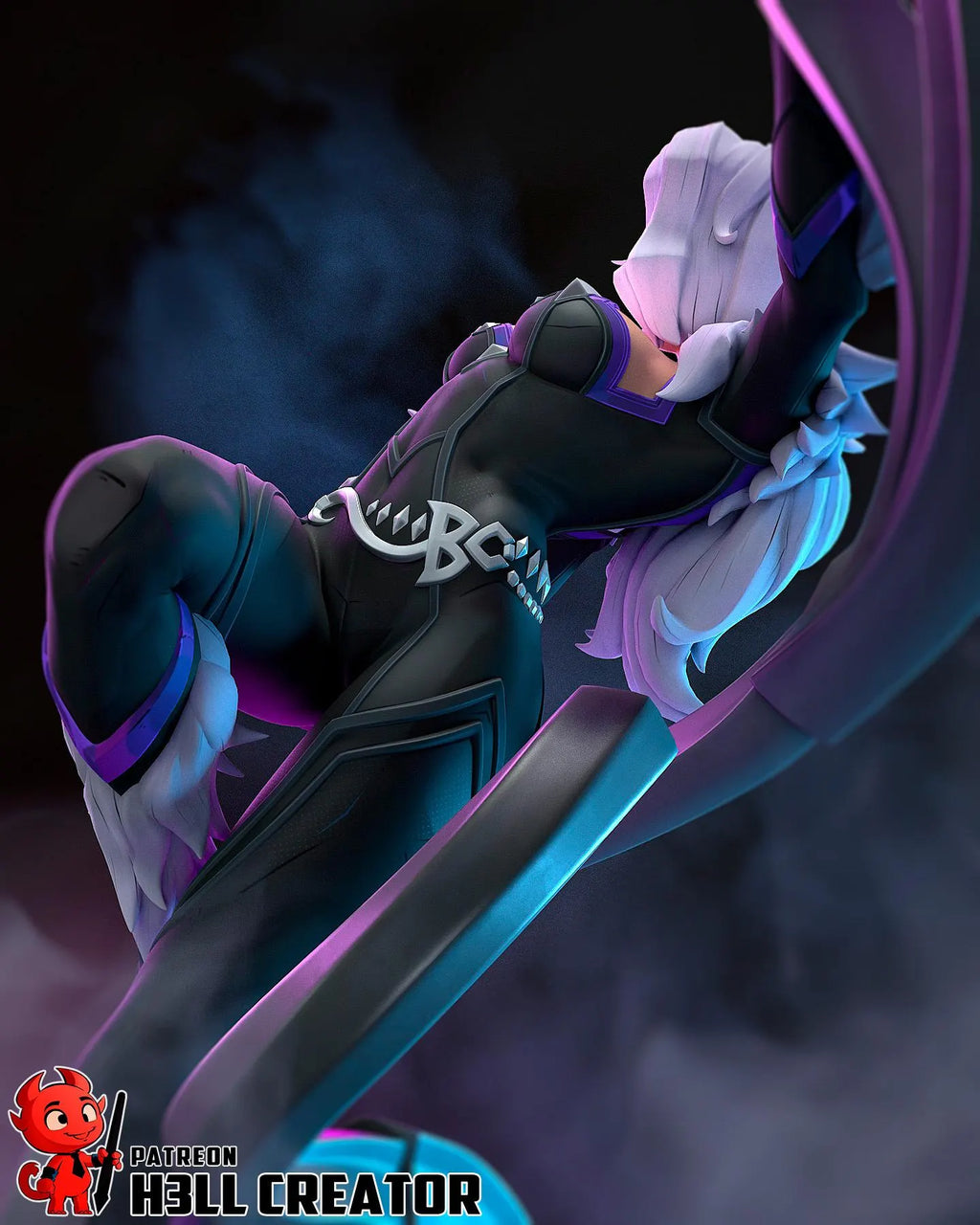 Black Cat Statue 1:10 Scale | 16K Ultra Detail Resin Figure | Marvel Rivals Fan Art Spider-Verse Collectible