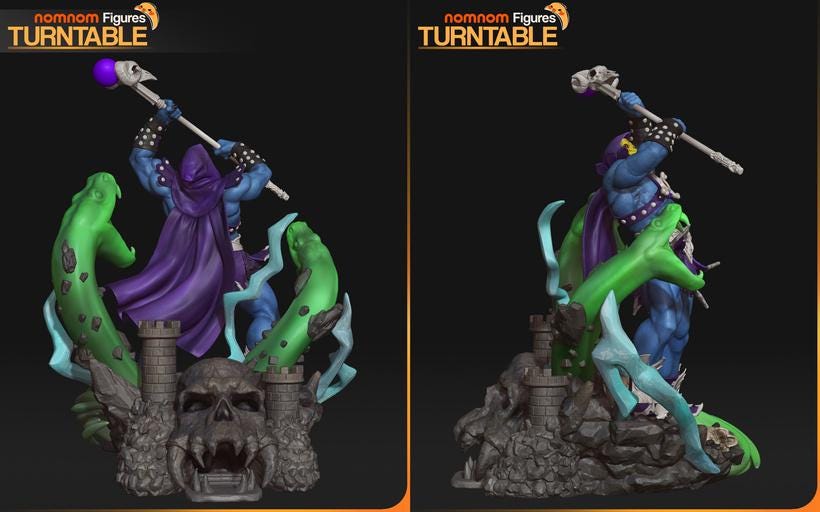 Skeletor Evil Sorcerer Statue | 1:10 Scale Resin Figure