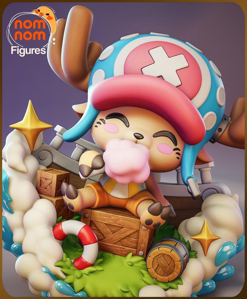 Tonny Tony Chopper Reindeer Pirate Doctor Chibi Statue | Anime Resin Figure Kit