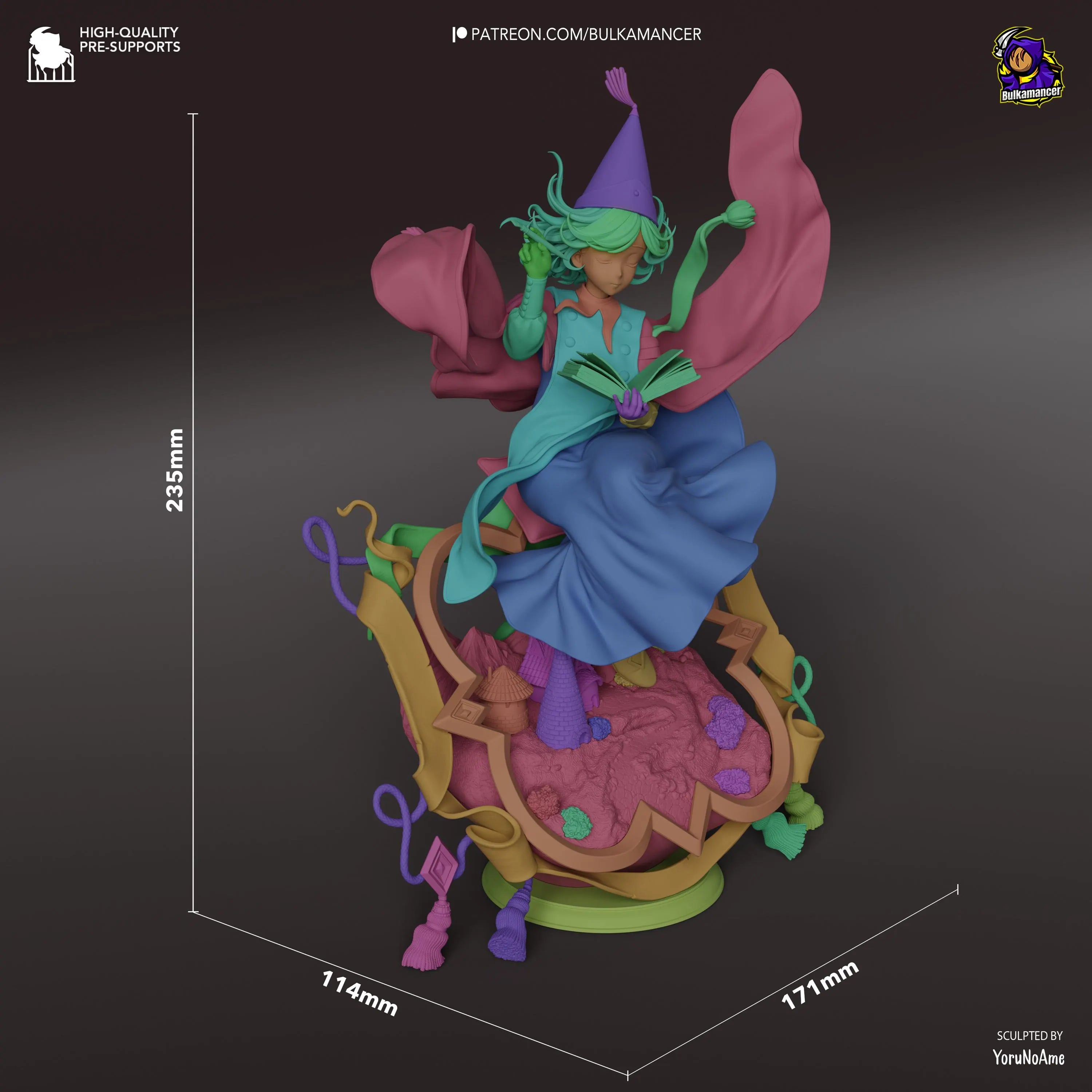 Witch Hat Atelier Coco Figure – Detailed Anime Statue, Fan Art Collectible Model Kit