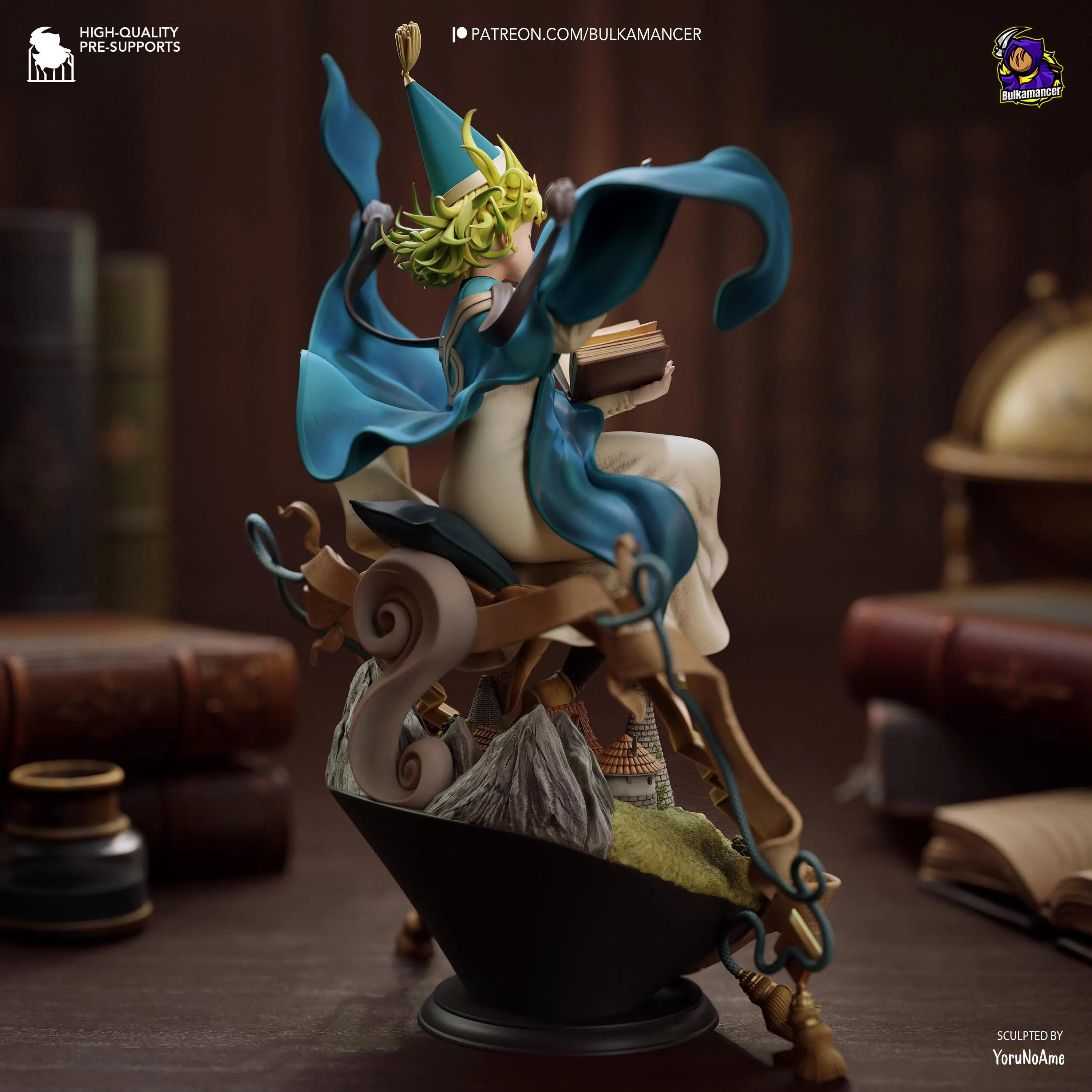Witch Hat Atelier Coco Figure – Detailed Anime Statue, Fan Art Collectible Model Kit