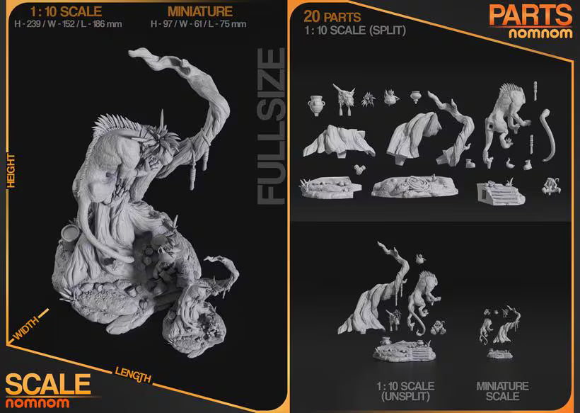 Red XIII Beast Warrior Statue | Final Fantasy VII Resin Model Kit (1:10 Scale)