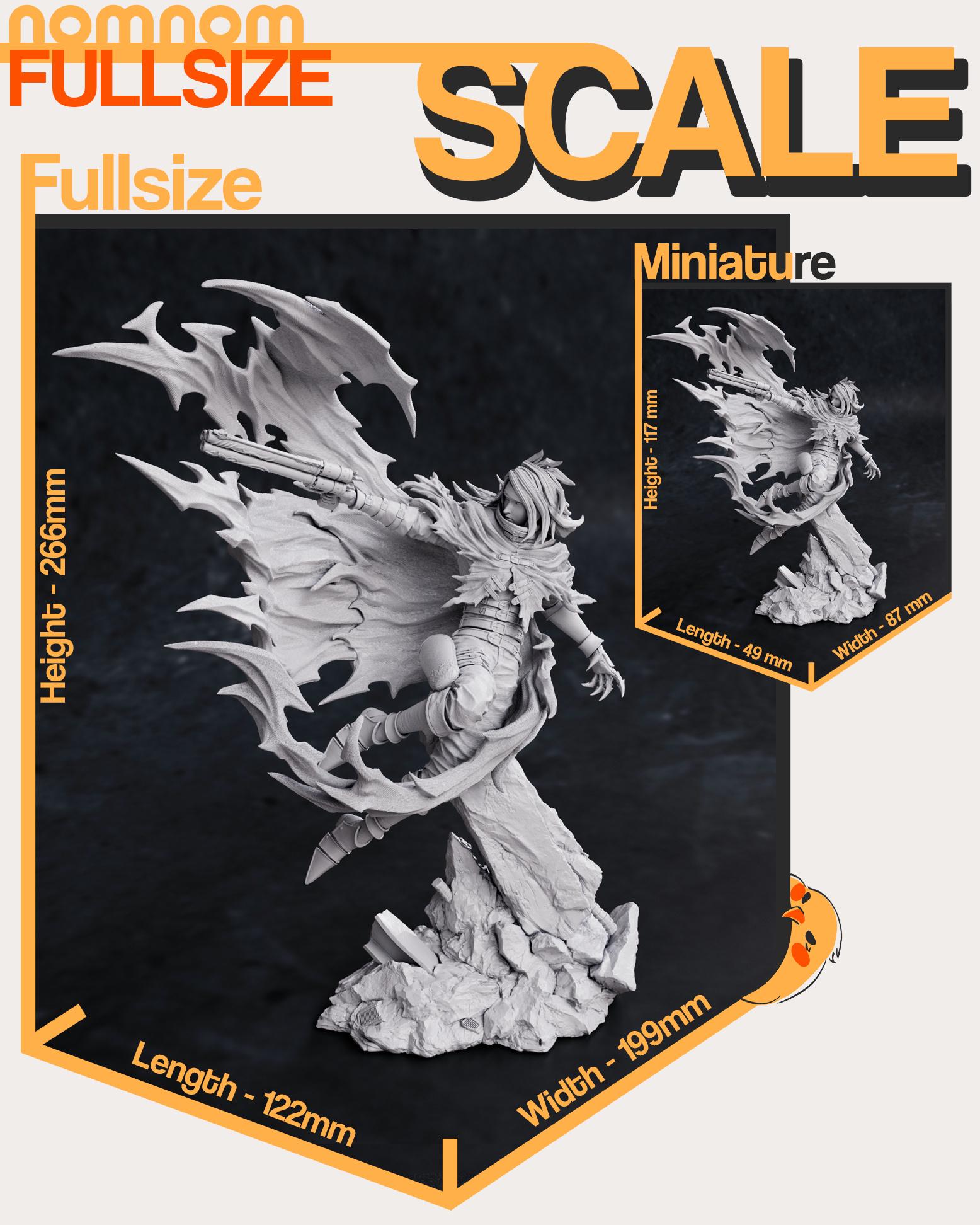 Vincent Valentine Statue | Final Fantasy VII Resin Model | 3D Printed Figure